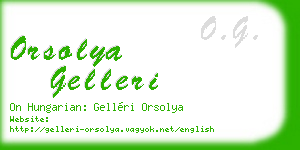 orsolya gelleri business card