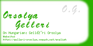 orsolya gelleri business card